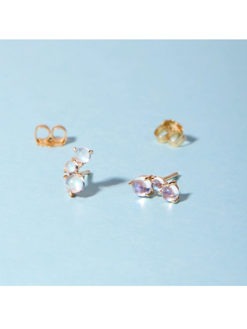 Catbird X The Met Moonstone Bubble Earrings (Pair) EUC, $496 - Picture 2 of 3
